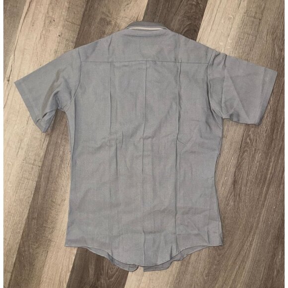 Special Duty Short Sleeve Gray Uniform Shirt Size 38 By Elbeco 65% Polyester 35% - Picture 6 of 7